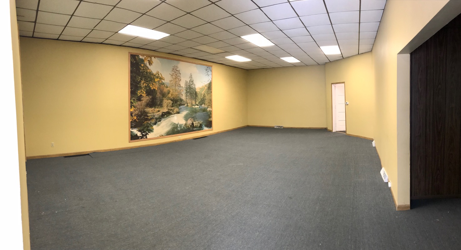 panorama of main space from door