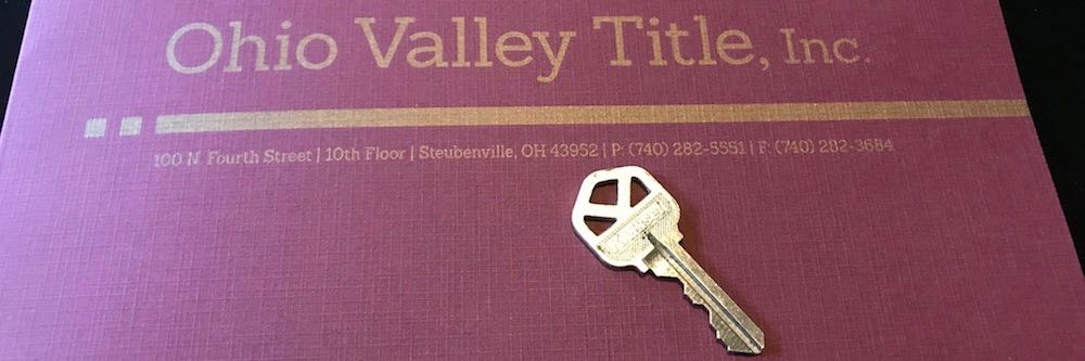 Ohio Valley Title folder and key