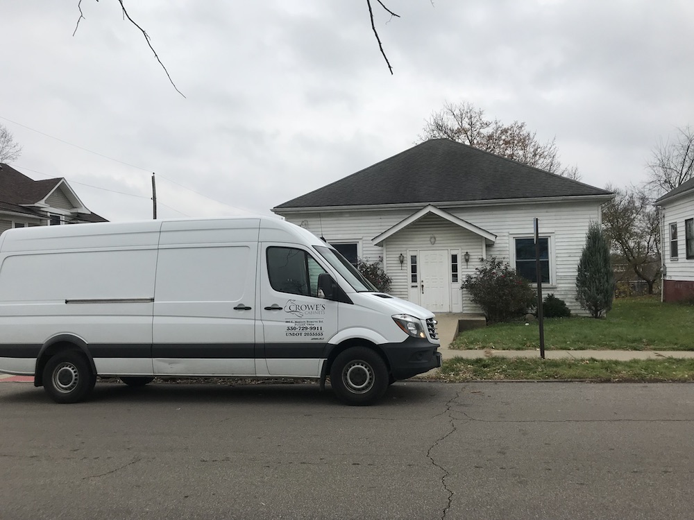 Crowes Cabinets Delivery Truck at HCH