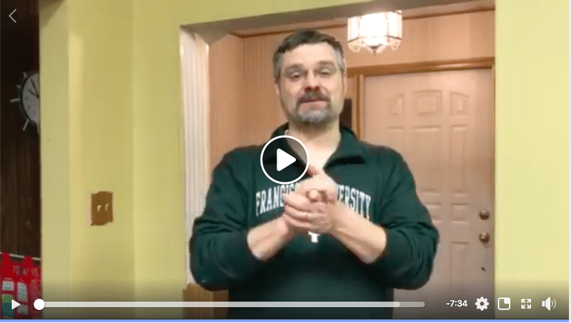Tom Gesturing in Video