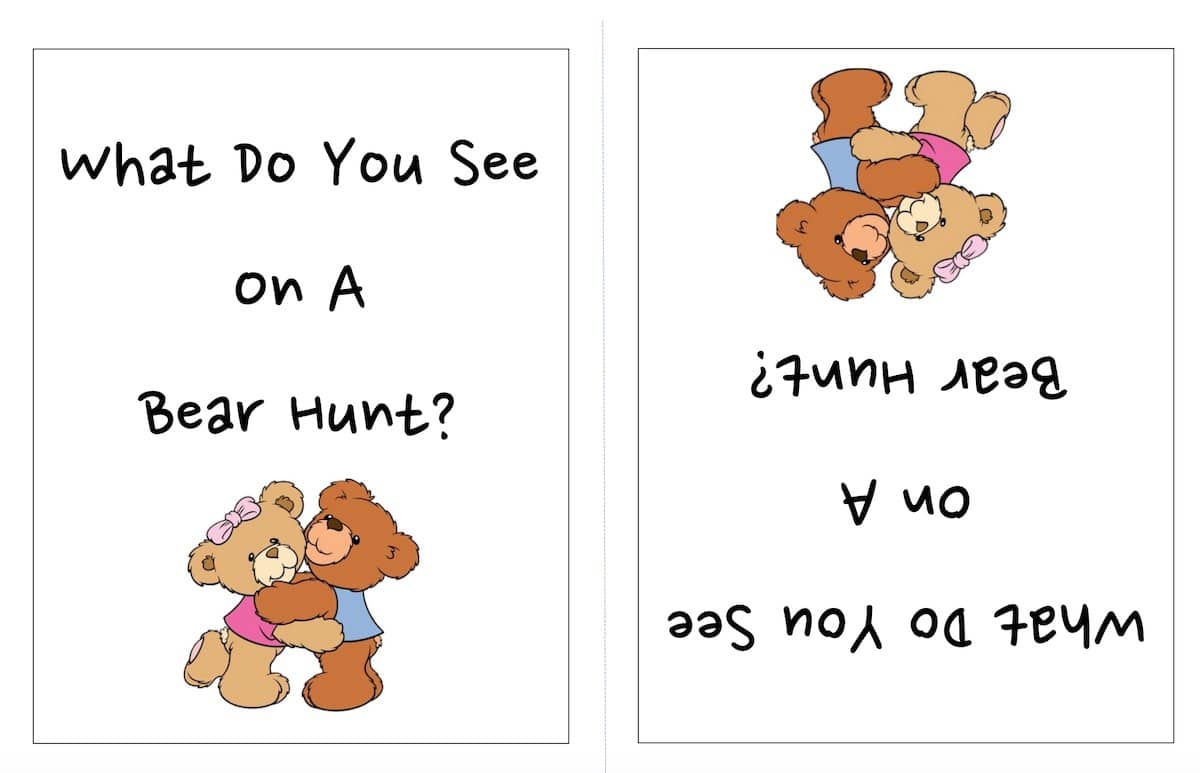 Bear Hunt booklet image